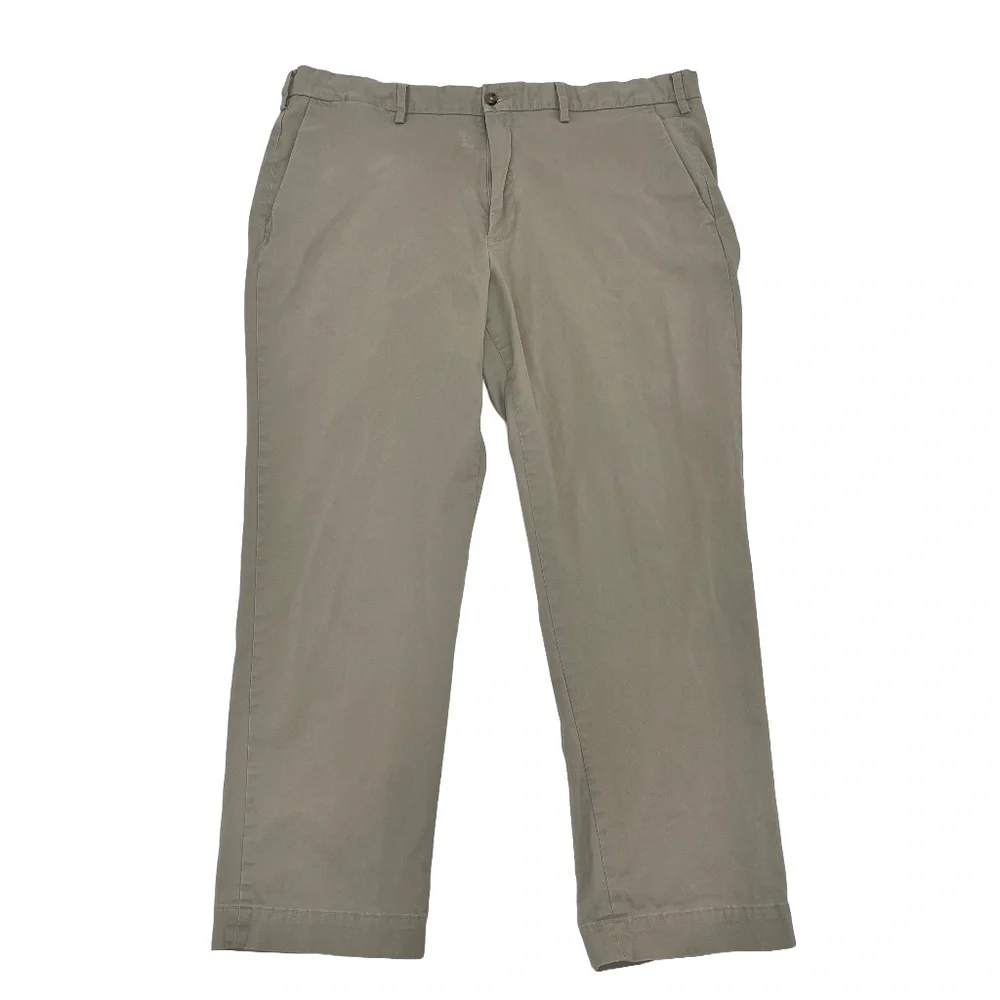 Polo‎ Ralph Lauren Mens Size 40X30 Stretch Straight Fit Chino Pants Tan Pockets